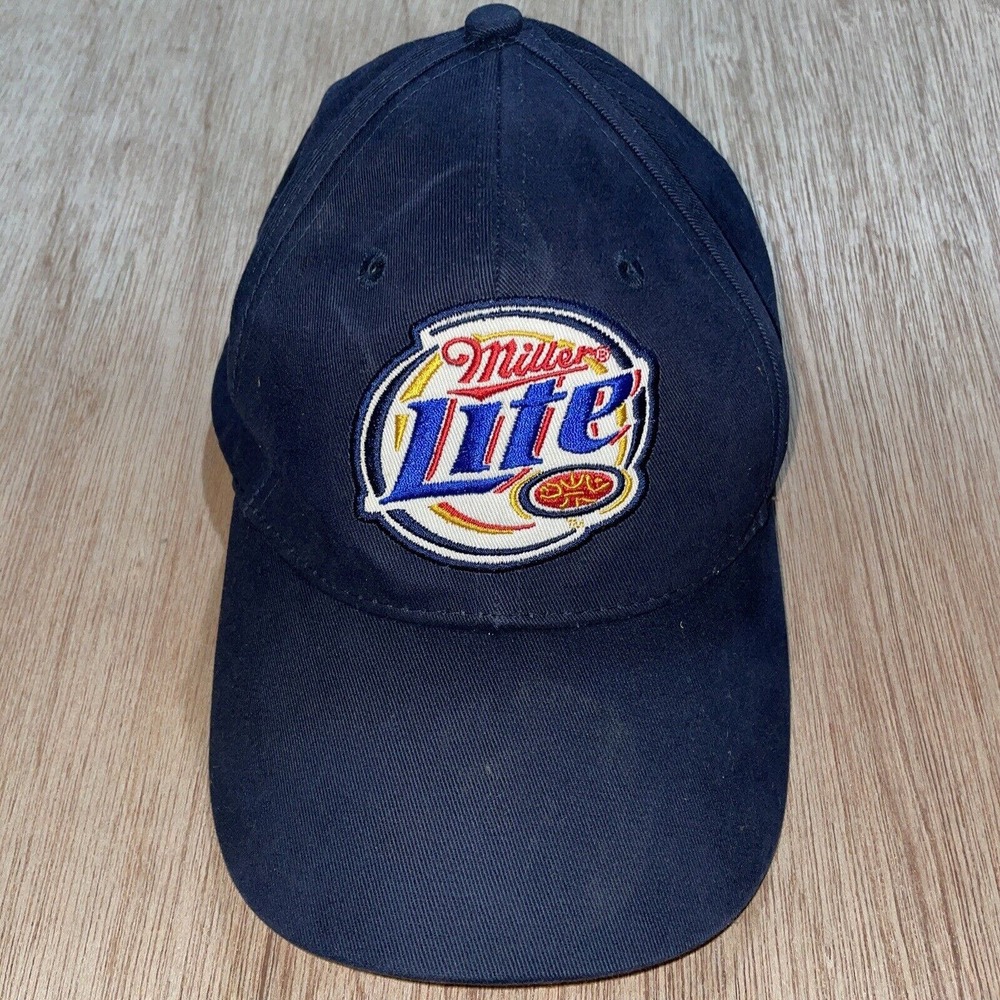 Miller Hat Blue Adjustable Hat Cap‎ Miller Lite Hat